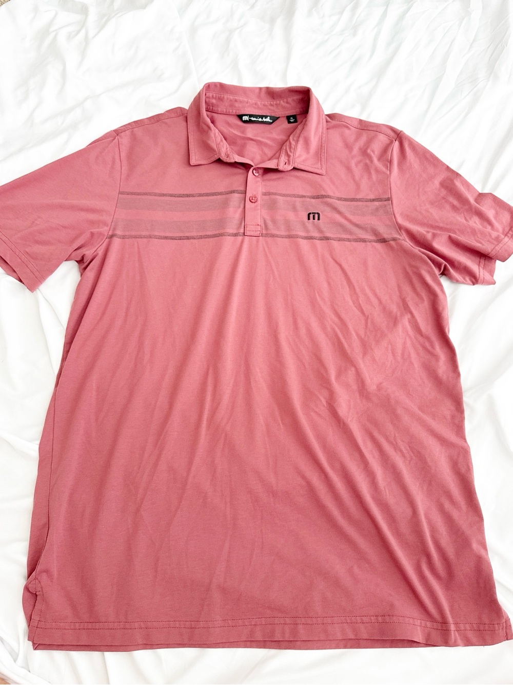 Travis Mathew Men's Polo in Rose